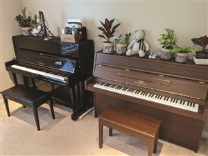NEW for 2020/2021 - we are thrilled to have acquired a second piano so we can physically distance better than sharing a piano.
